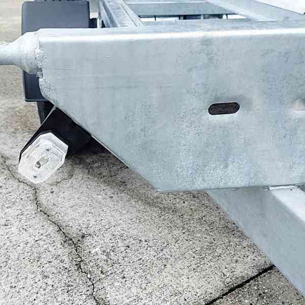 Nový hydraulicky sklopný přívěs 3,30×1,76m,2700Kg→2000,DPH - foto 35