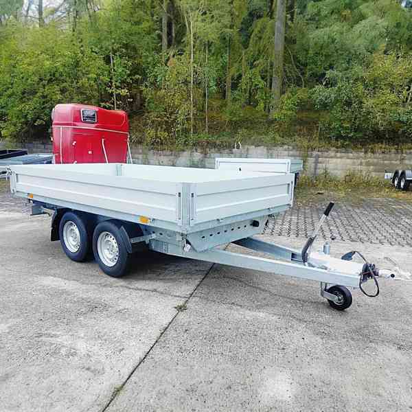 Nový hydraulicky sklopný přívěs 3,30×1,76m,2700Kg→2000,DPH - foto 22