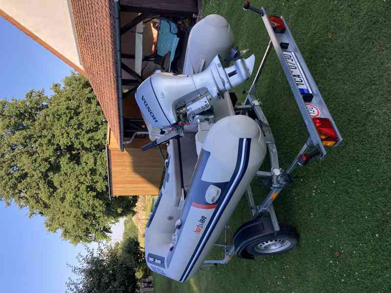 Motorový člun Honwave T38 IE + Honda BF 20 - foto 3