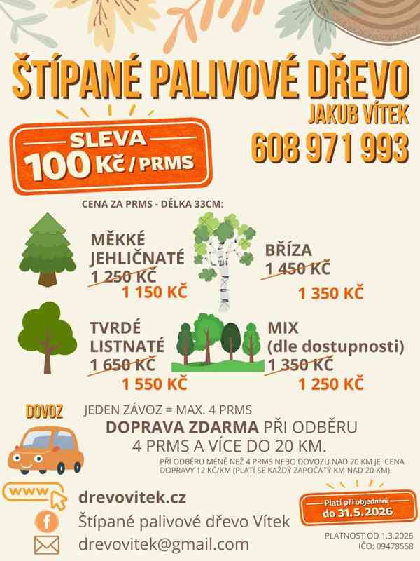 Jarní akce - palivové dřevo - foto 2