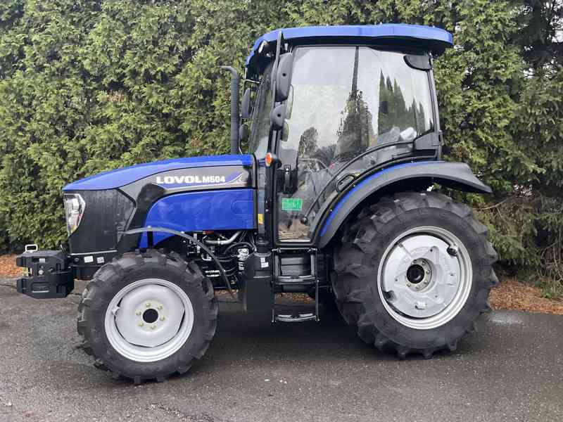 Traktor LOVOL M504, 50 koní, modrý s kabinou - foto 3