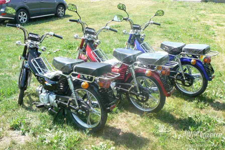 Moped Leo 50cc, čtyřtakt, nový s SPZ - foto 14