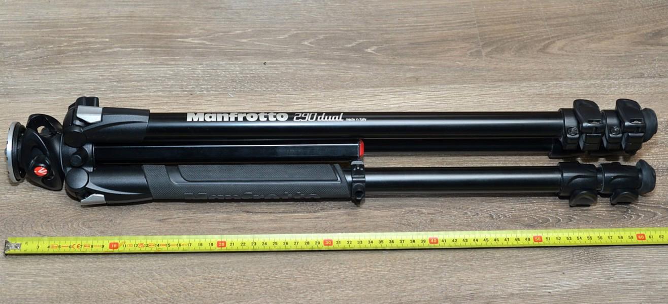 Manfrotto 290 DUAL *Tripod*výška: 165cm*nosn. 5 Kg - foto 3