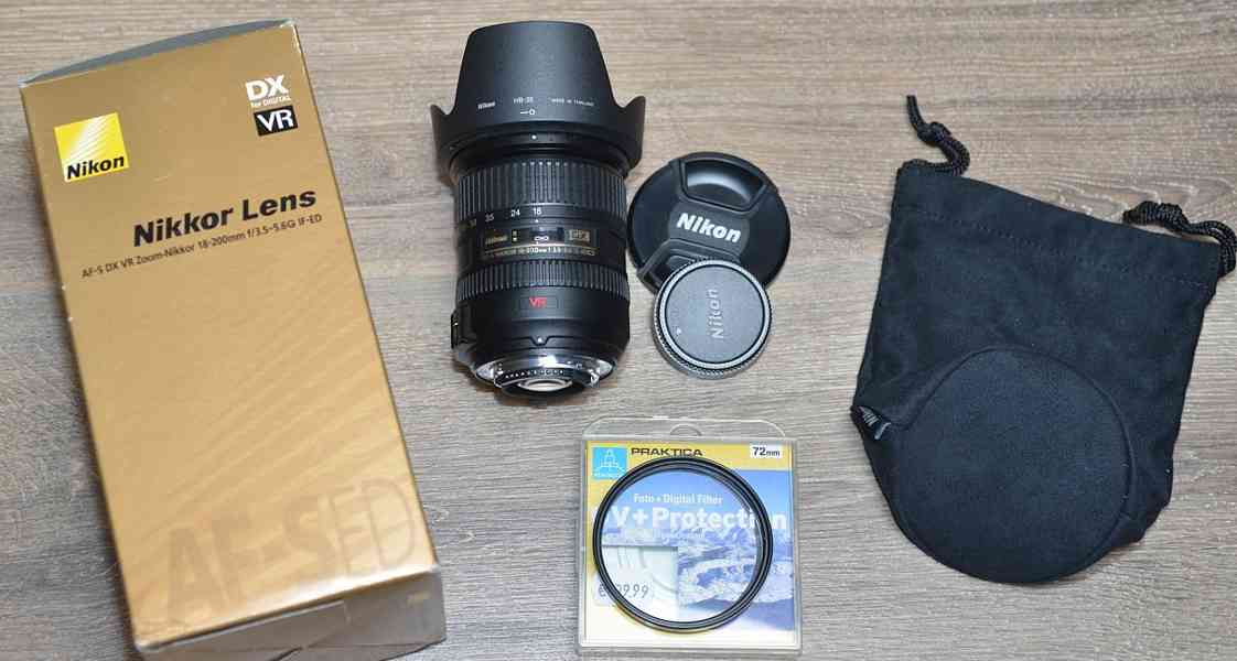 NIKON AFS 18-200mm f/3.5-5.6 G IF ED VR DX Zoom*UV - foto 3