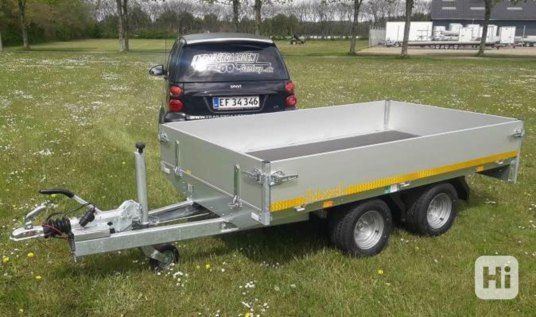 Přívěs Eduard 2514 valník 2000kg 10"kola - foto 1