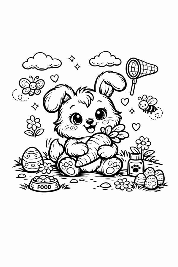 Cute Animals – Coloring Book for Kids - foto 3