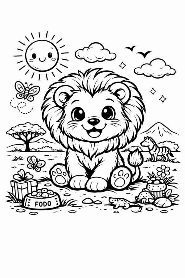 Cute Animals – Coloring Book for Kids - foto 5