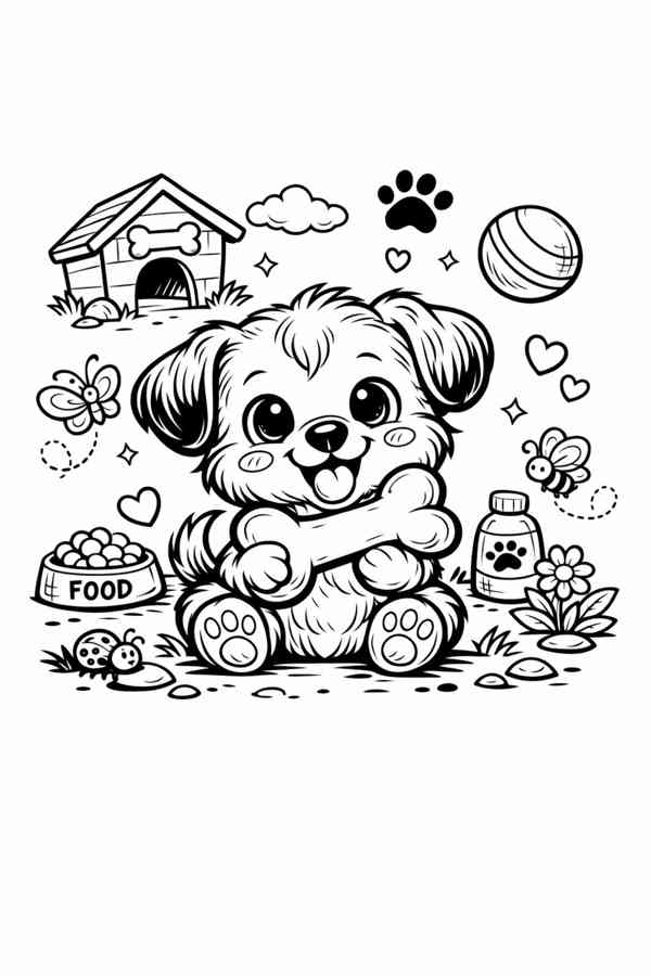 Cute Animals – Coloring Book for Kids - foto 2