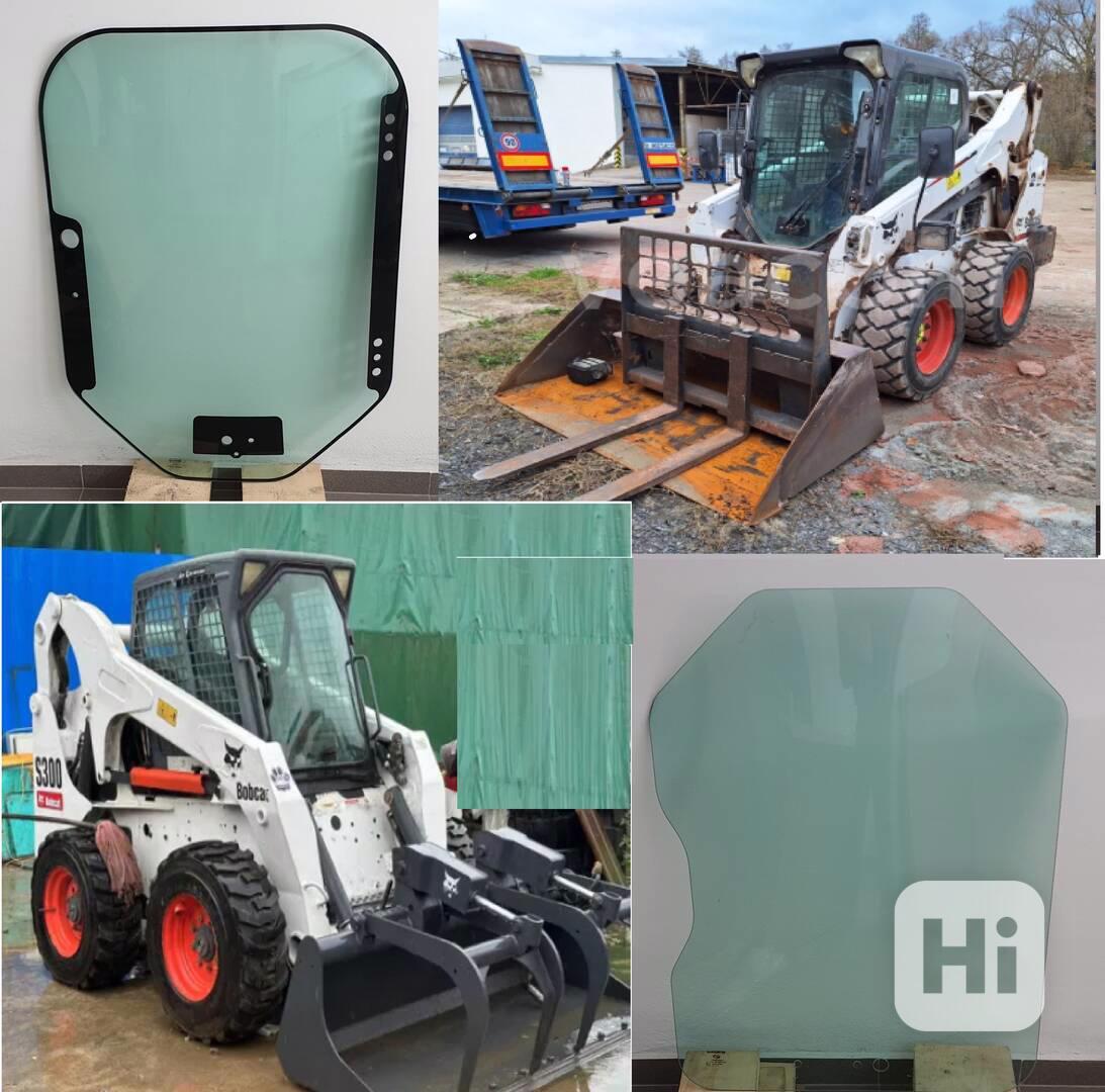 Bobcat sklo sklá okno okná dverí predné/dverové sklo  - foto 1