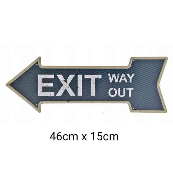 Retro kovové cedule  - foto 2