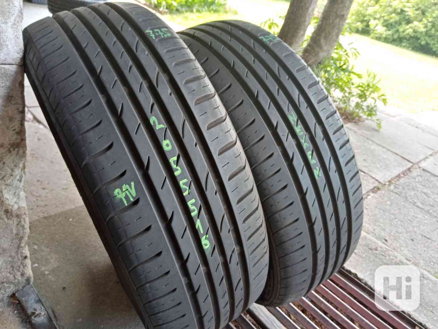 Letní pneu 2kusy 205/55/16 vzorek 95% NEXEN - dobírka možná - foto 1