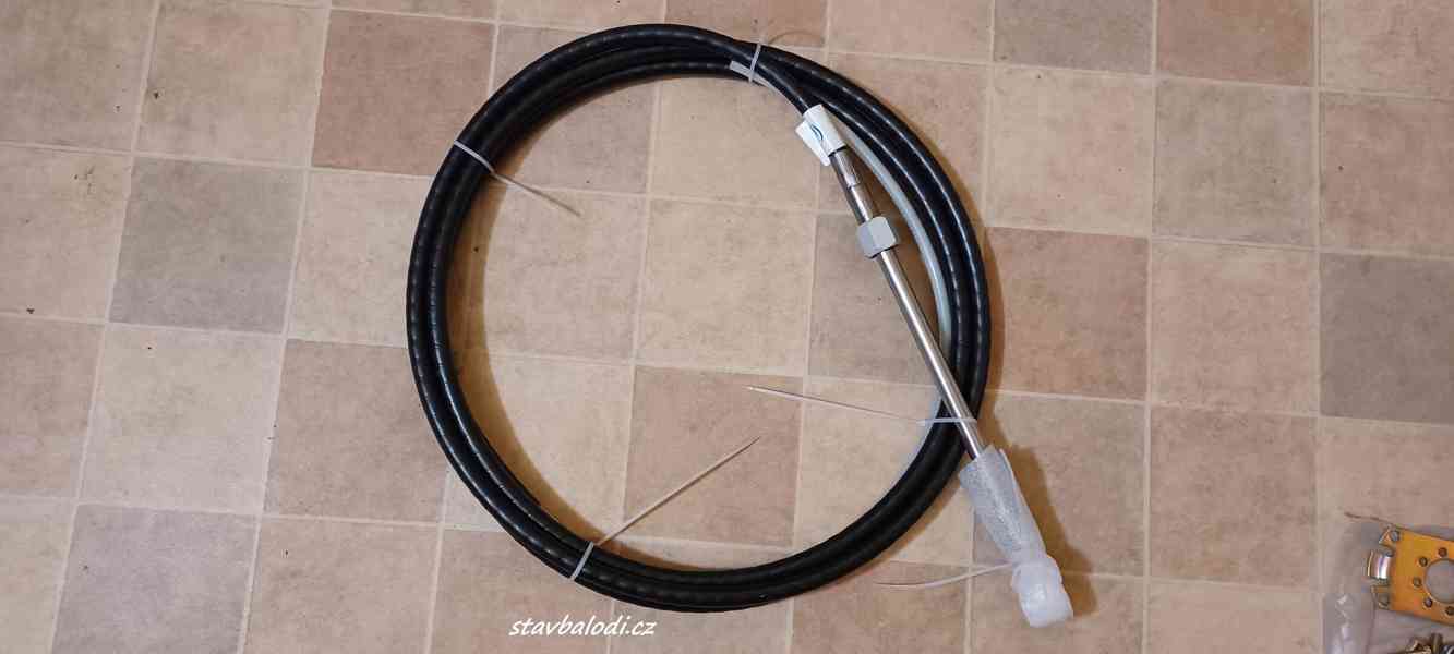 Dálkové řízení, ovládání lodního motoru - foto 3