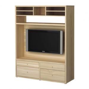 Prodám NOVÝ IKEA TV stolek - úložný díl (jasan) - SPĚCHÁ - foto 1