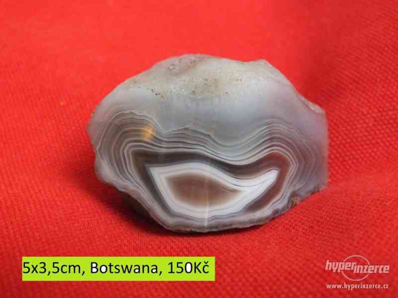 Leštěné botswanské acháty - polodrahokamy - foto 13