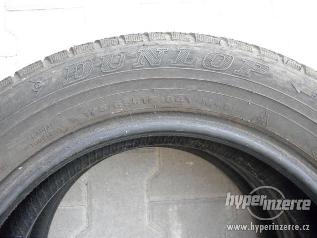Zimni pneu Dunlop 175/65 R15 cena za pár. - foto 3