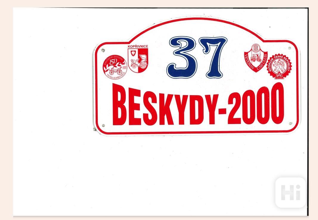 Štítek na Rallye  - foto 1