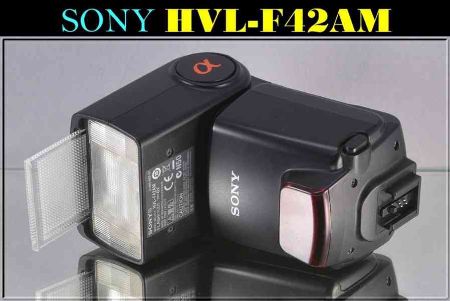 Blesk SONY HVL-F42 AM*ADI*TTL Auto*iISO flash shoe - foto 1