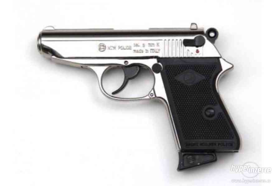 Plynová pistole Bruni New Police chrom cal.9mm - foto 1
