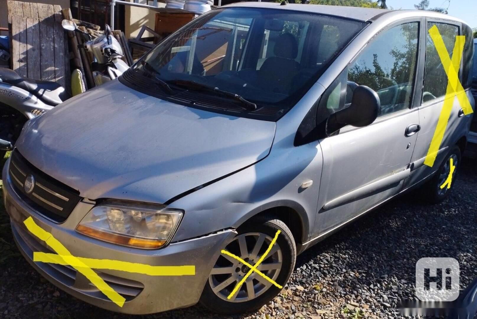 Fiat Multipla 1.9JTD - 88kW , rozprodám na ND - foto 1