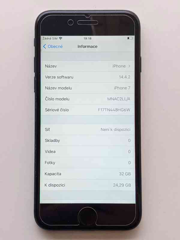 iPhone 7 32GB černý, baterie 100% záruka 6 měsícu - foto 3