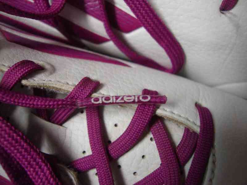 Dámské boty na golf Adidas Adizero bílo-fialové vel.42 pěkné - foto 13