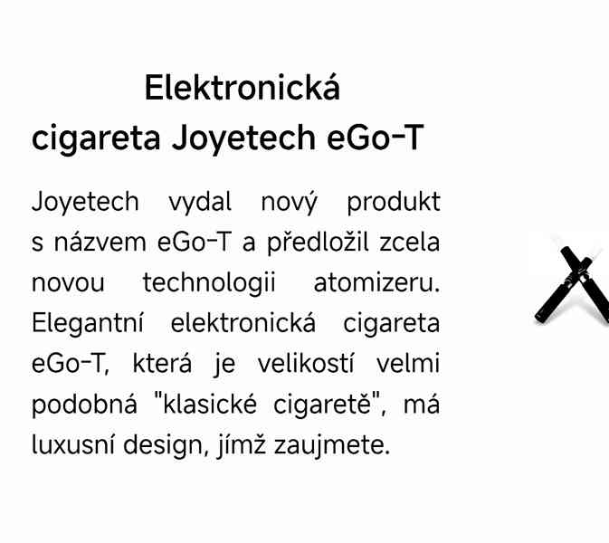 NOVÉ ! 2 ks Elektronky eGo-T s příslušenstvím - foto 7