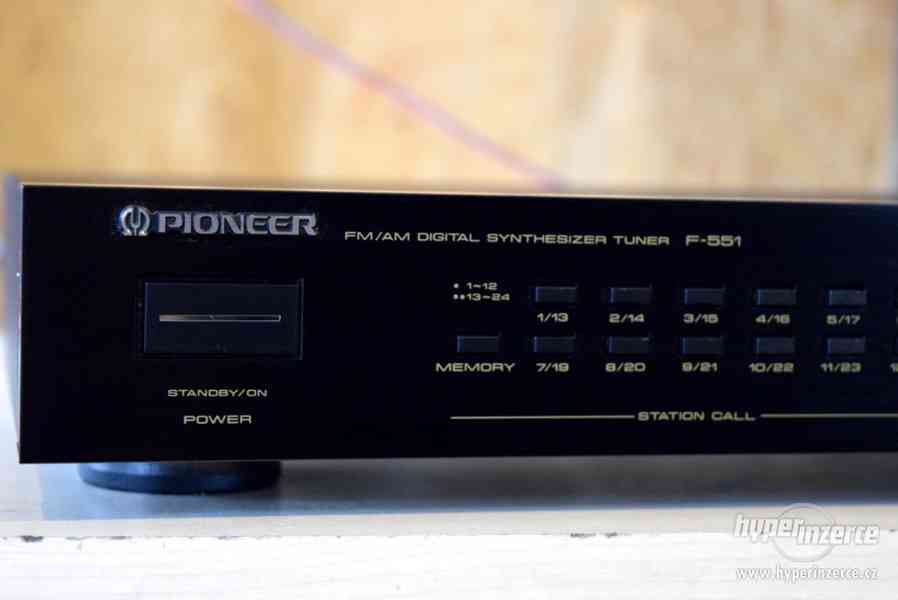 PIONEER F-551 LEVNÝ STEREO TUNER !! - foto 2