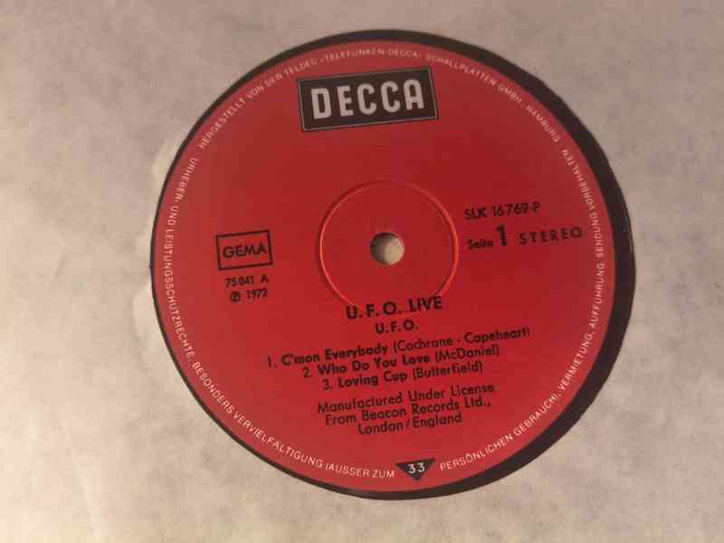 UFO – Live (LP) - foto 3