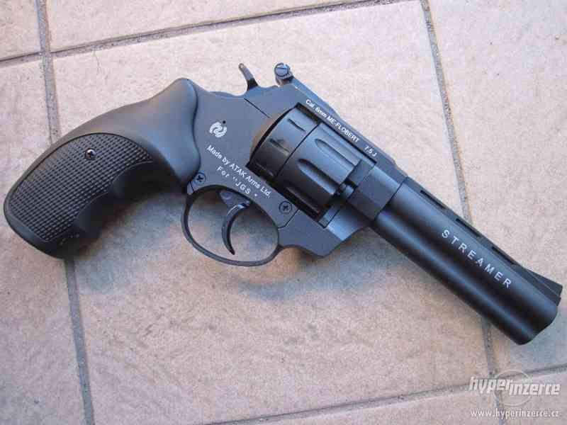 Zoraki R1 Streamer revolver flobertka6/22 mm 4,5" černá - foto 1