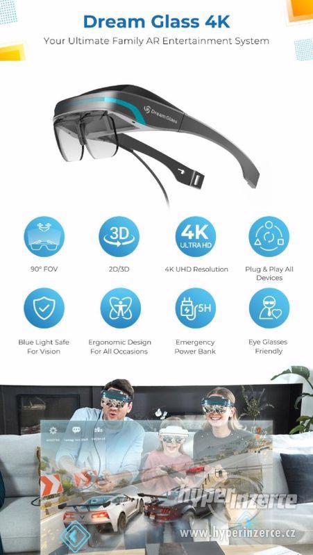 Dream Glass 4K - první přenosný a soukromý AR HMD na světě - foto 1