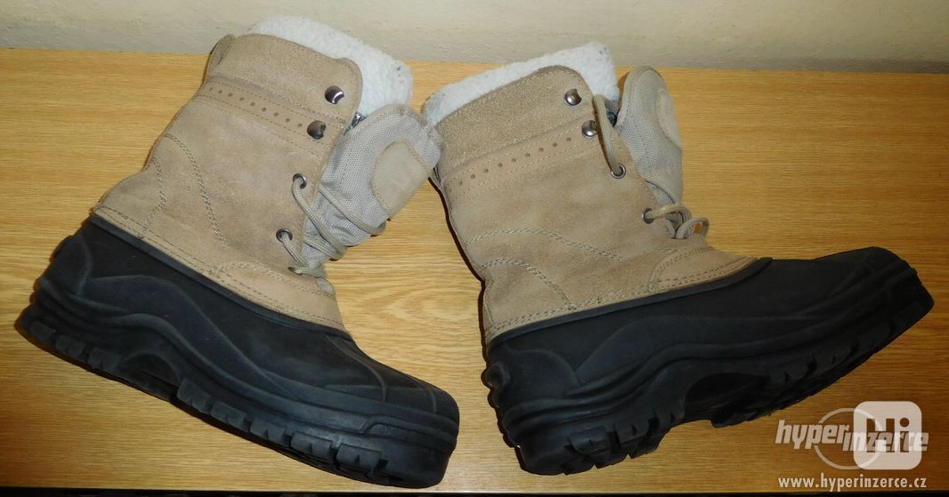 Zimní boty (bufy), velmi kvalitní, kožené, vel. 37 - foto 2