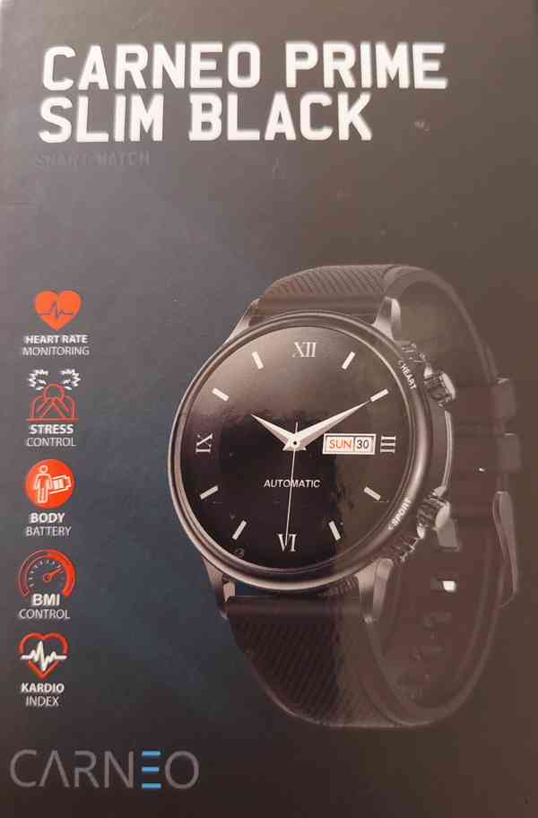 Chytré hodinky - Carneo Prime Slime black