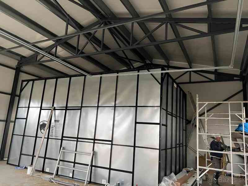 OCELOVÁ KONSTRUKCE HALY - MONTOVANÁ HALA 12x12x6m - foto 3