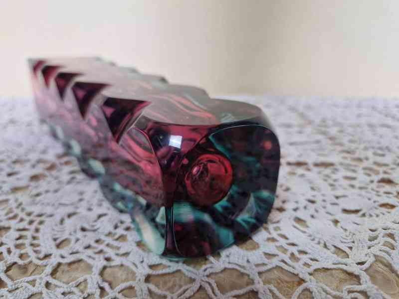 Zajímavá broušená Váza Oldřich Lipský Exbor 27cm! - foto 6