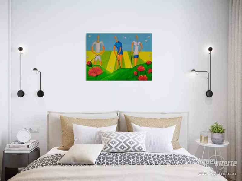 Golf - malby 70 x 50 cm na prodej - foto 4