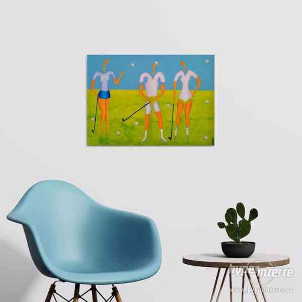 Golf - malby 70 x 50 cm na prodej - foto 10