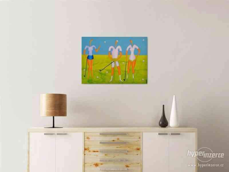 Golf - malby 70 x 50 cm na prodej - foto 13