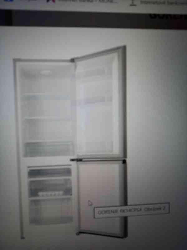 Nová lednice s mrazákem Gorenje, úzká šíře - foto 2