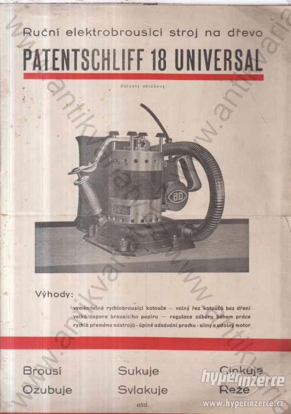 Ruční elektrobrousící Patentschliff 18 Universal - foto 1