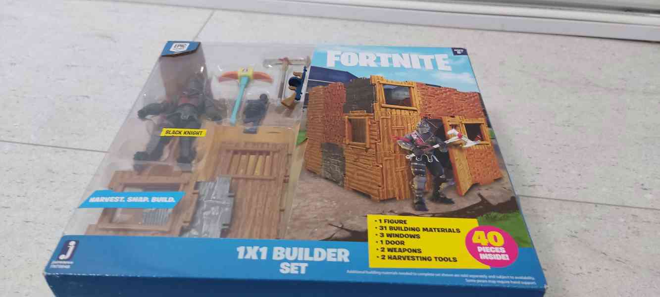 Fortnite Builder Set s figurkou Black Knight - foto 2