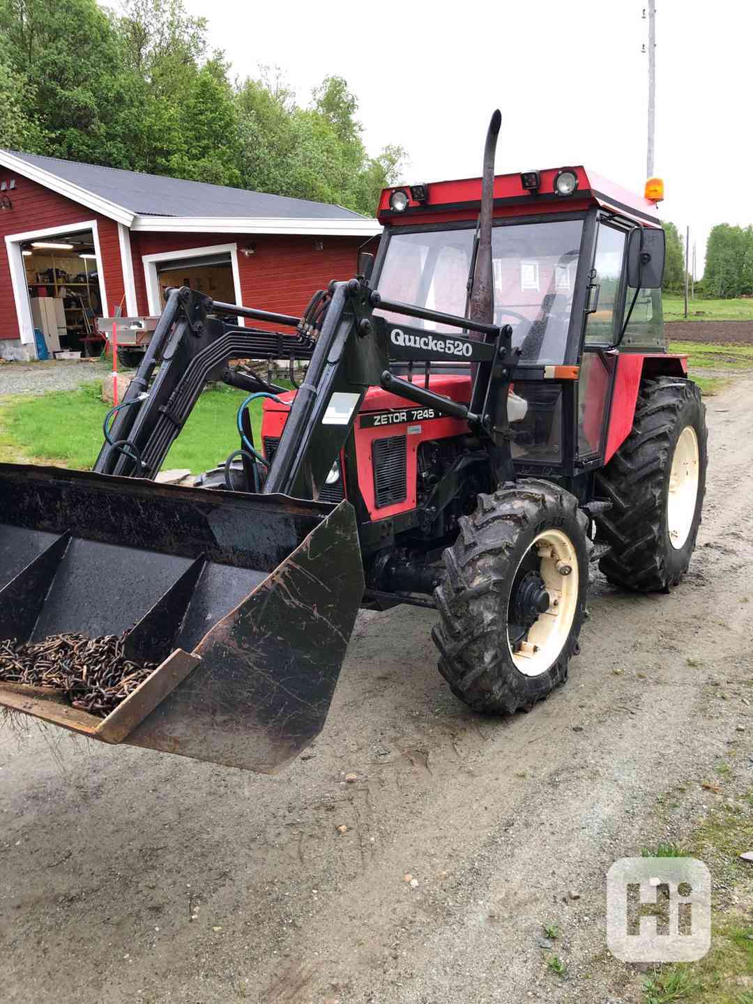  Traktor Zetor 7245 + kompletní čelní nakladač - foto 1