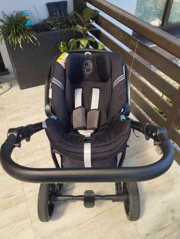 Kočárek Active Mommy Jungle 2v1,vybavení,autosedačka Cybex  - foto 11