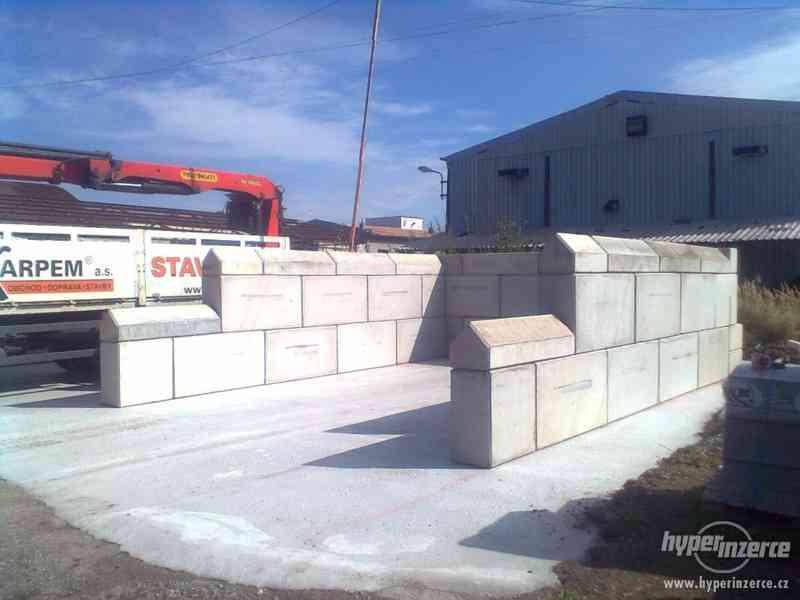 Betonové bloky, stavební betonový blok - foto 4