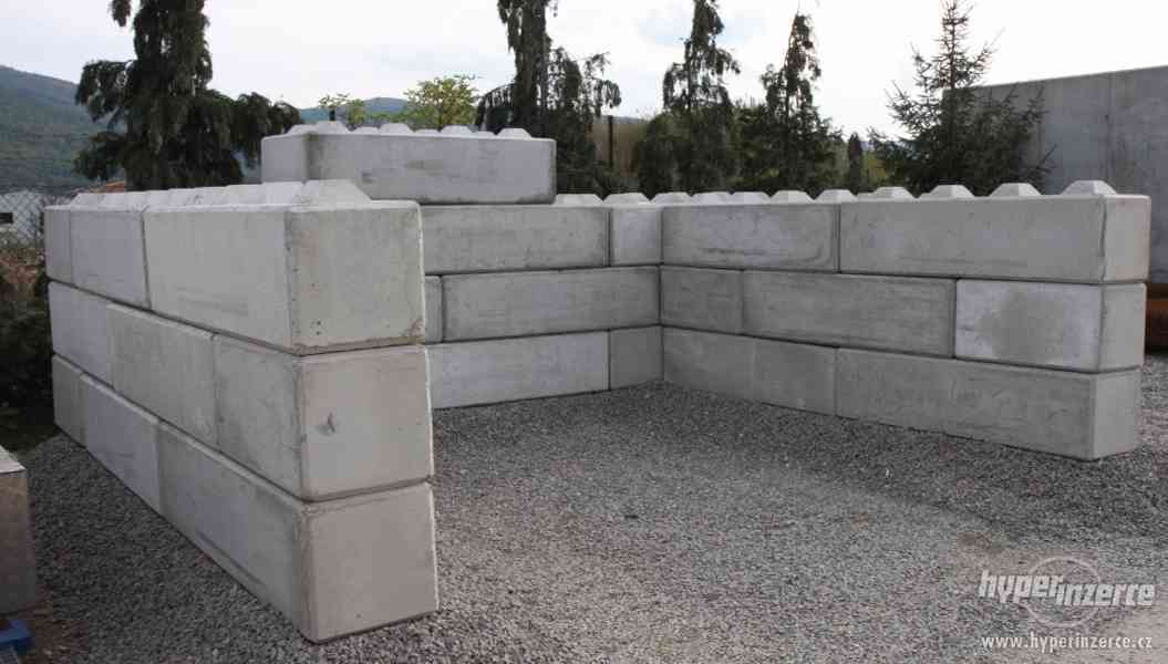 Betonové bloky, stavební betonový blok - foto 5