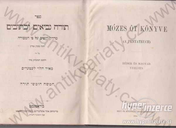 Mózes öt könyve (A Pentateuch) 1914 - foto 1