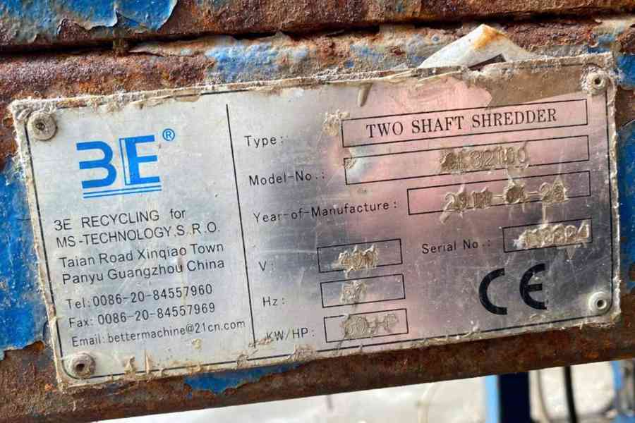 Pomaloběžný drtič 3E Recycling GL 32100 - foto 3