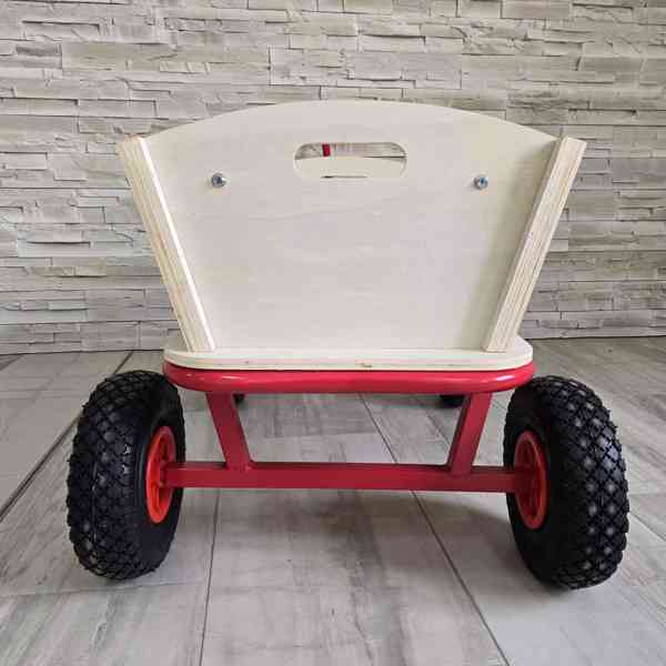 39565 Dřevěný ruční vozík na přepravu - foto 7