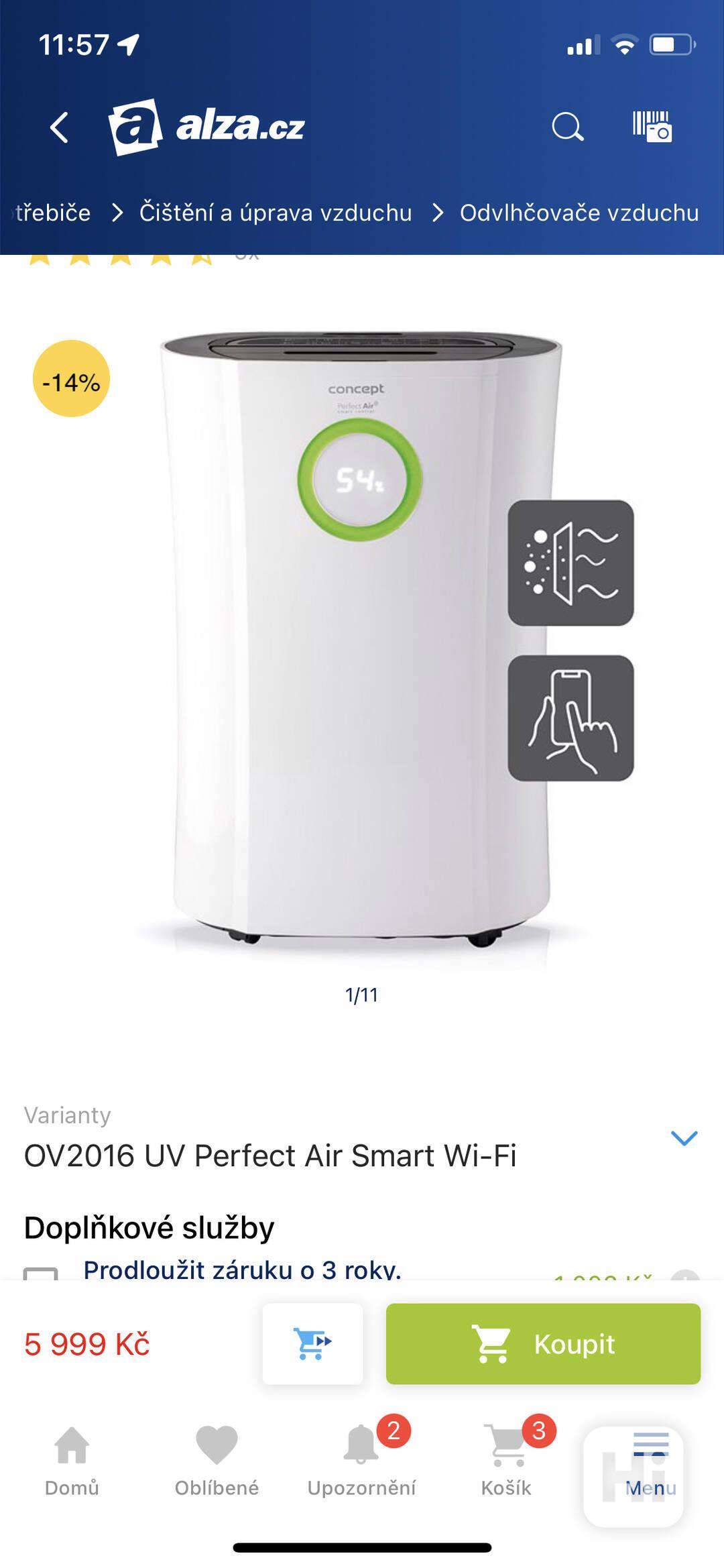 Concept ov 2016 uv clearance perfect air smart