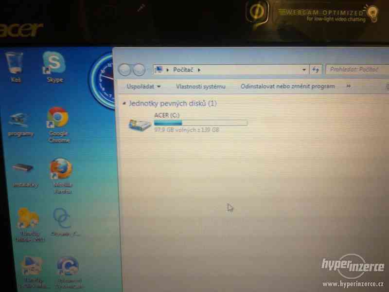 Acer aspire one D250 1,6 Ghz/160/1GB Ram - foto 3