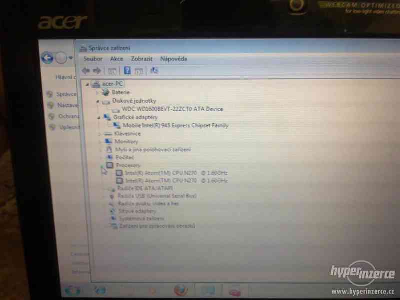Acer aspire one D250 1,6 Ghz/160/1GB Ram - foto 6